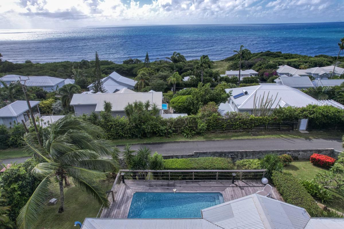 36.Location Villa piscine vue mer Sainte Anne Guadeloupe_Vue mer